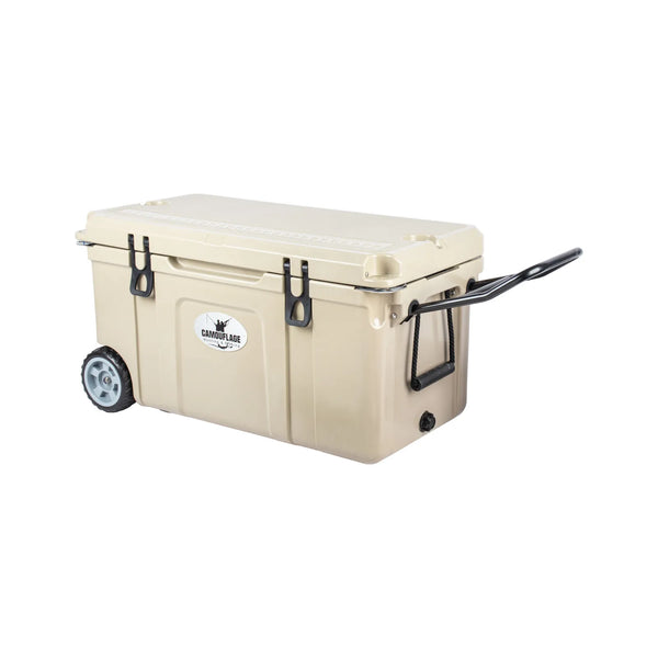 Camouflage Refrigerator with Wheels 120L