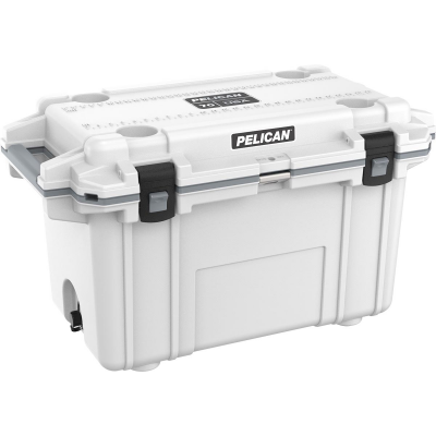 70QT Elite Cooler (66 Liters)-White/Gray