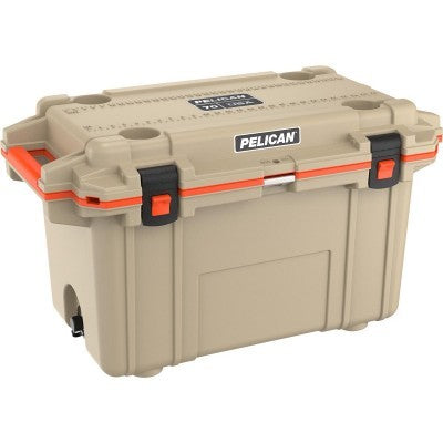 70QT Elite Cooler (66 Liters) Tan/Orange