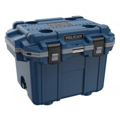 30QT Elite Cooler (28 Liters) pacific blue/Gray