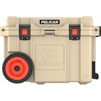 45QW Elite Wheeled Cooler (42.59 liters) - TAN