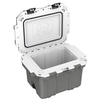 30QT Elite Cooler (28 Liters)-Cement / White