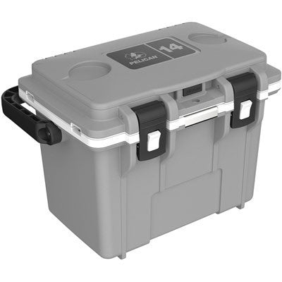 14QT Personal Cooler (13 Liters) Cement / White