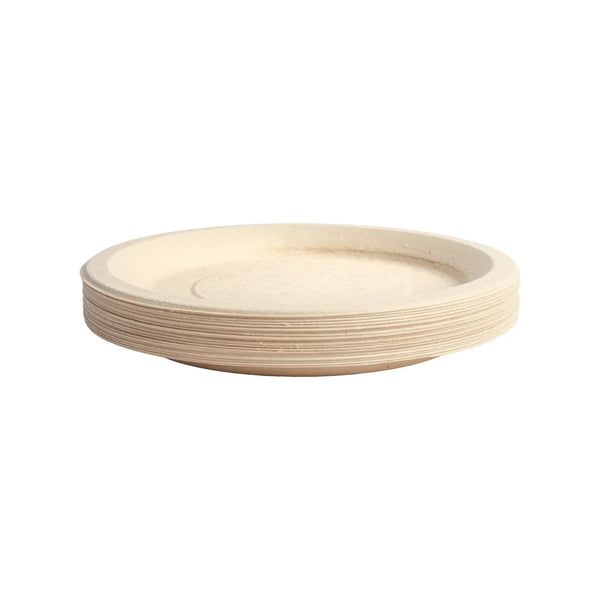 Bamboo Picnic Plates 20pcs