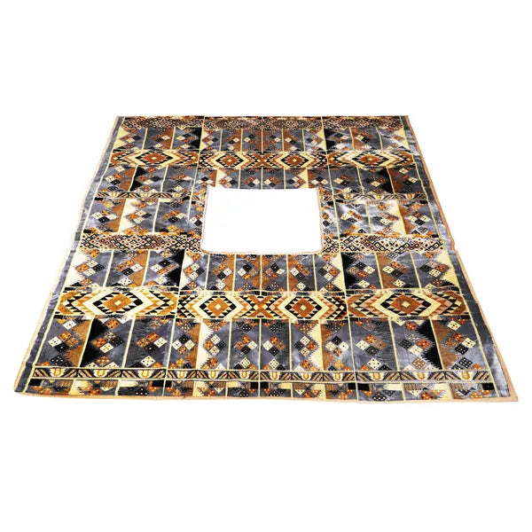 3*3m Fire Pit Rug - Grey * Beige