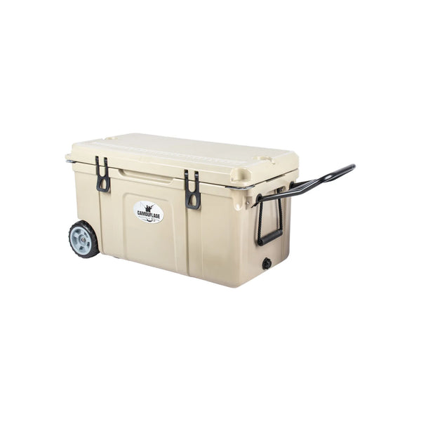 Camouflage Refrigerator with Wheels 75L