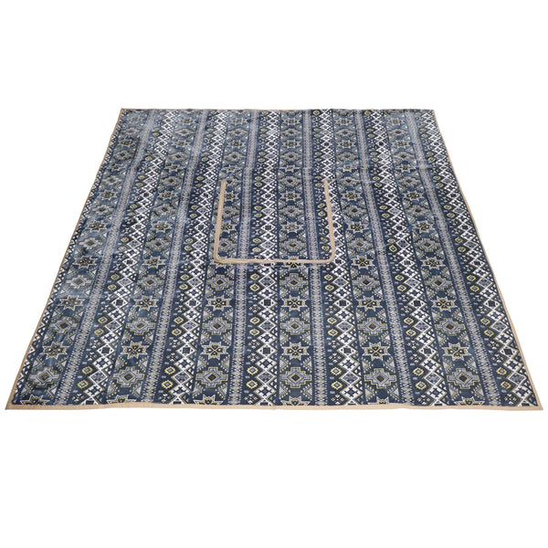 Carpet with Fire Pit Opening 4×4m - Blue Star
Category: Seating and Mats