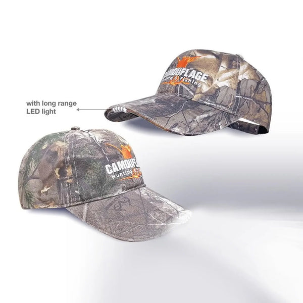 Realtree Camouflage Hat with Light