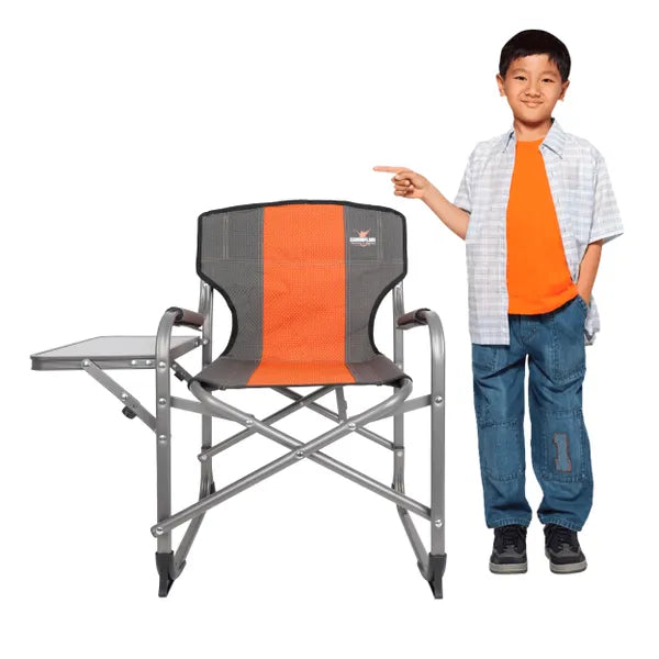 Camouflage Kids Chair with Table - Orange