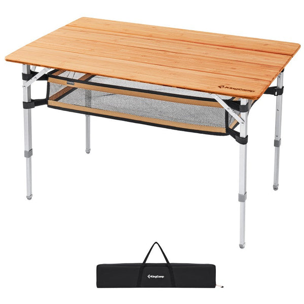 KingCamp BAMBOO FLODABLE TABLE 100X65 cm KC2016