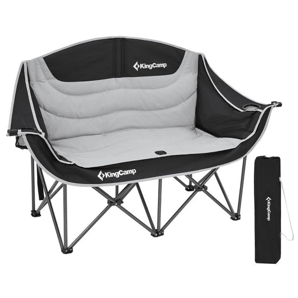 KingCamp Double Seat Chair BLACK/GREY KC2219