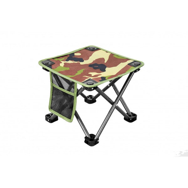 KingCamp MINI FOLDING STOOL - Green Camo KC1903