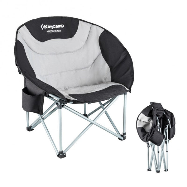 KingCamp MOONGAZER MOON CHAIR - Black Grey KC3989