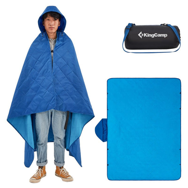 KingCamp Multipurpose raincoat / blanket - Blue KP2101