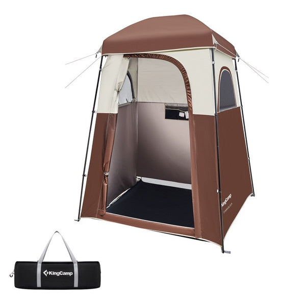 KingCamp Outdoor Privacy Shower Tent - COFFEE KT2002