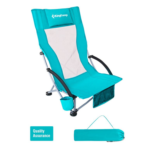 KingCamp PORTABLE HIGH SLING CHAIR - Cyan