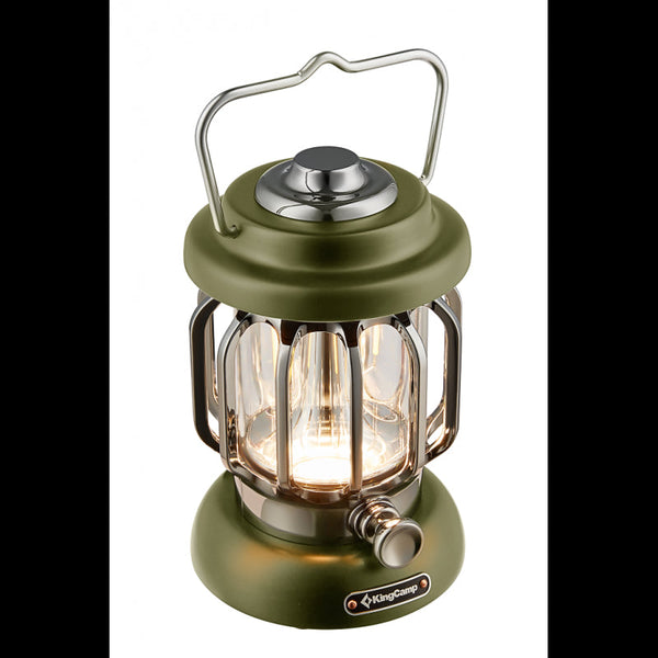 KingCamp PORTABLE RETRO CAMP LIGHT GREEN KL2305