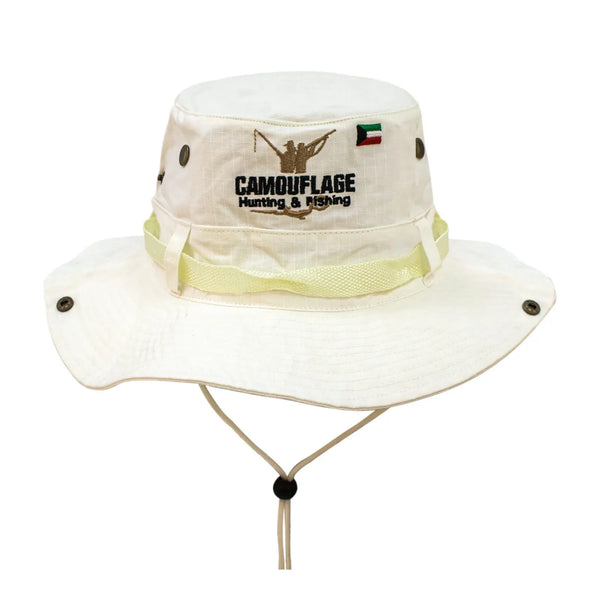 Round Safari Hat - Beige